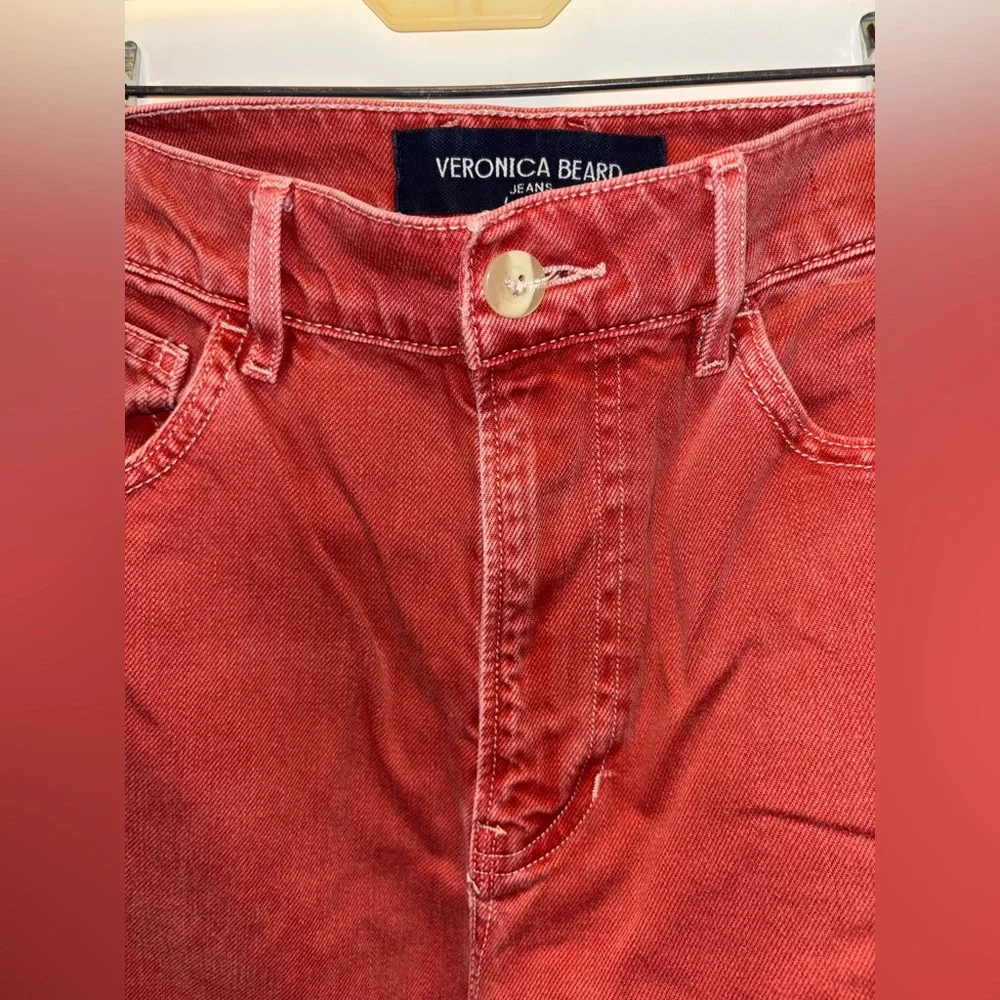 Veronica Beard Taylor Cropped Wide-Leg Jean 28 - Picture 8 of 13